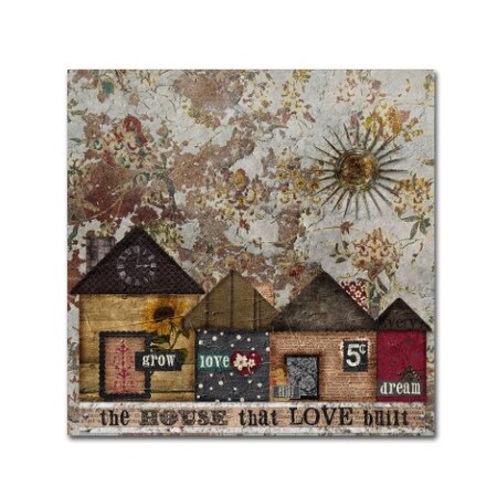 Marcee Duggar 'House Love Built' Canvas Art,35x35